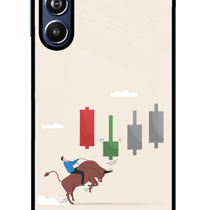 Bull Trading Momentum Samsung F54 5G Glass Case