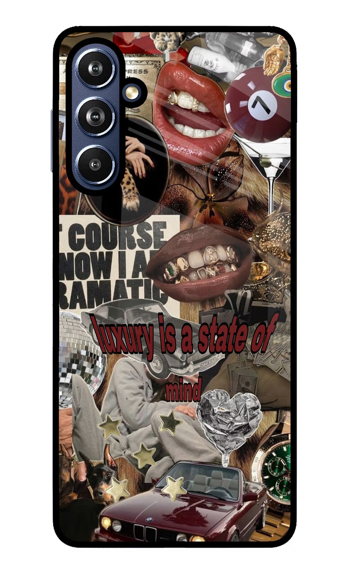 Luxury Samsung F54 5G Glass Case Back Cover by Casekaro