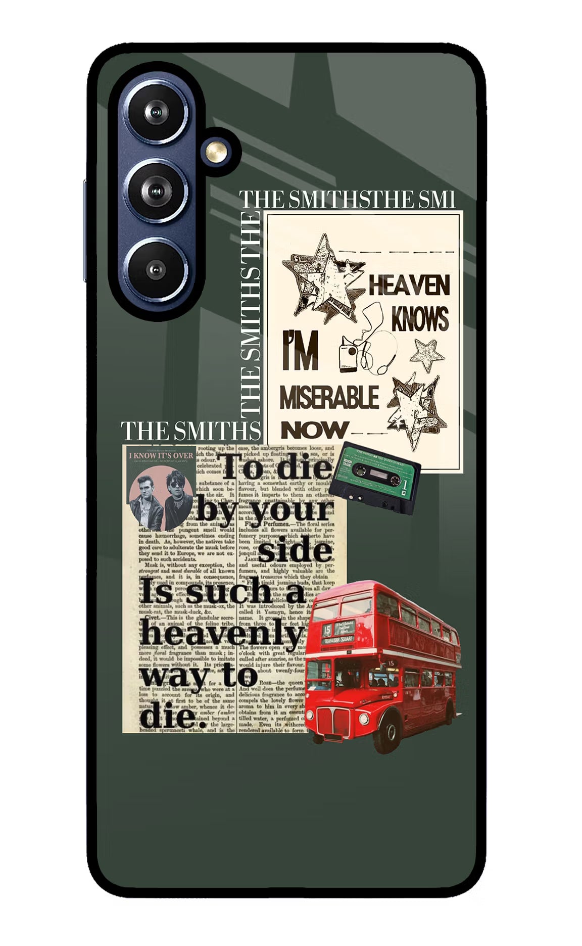 The Smiths Samsung F54 5G Glass Case Back Cover by Casekaro