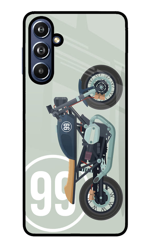 Classic Cafe Racer 99 Samsung F54 5G Glass Case