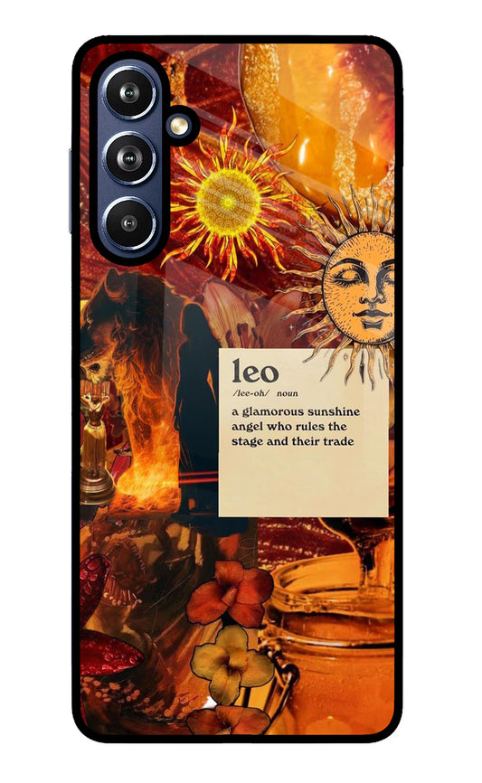 Leo Zodiac Samsung F54 5G Glass Case