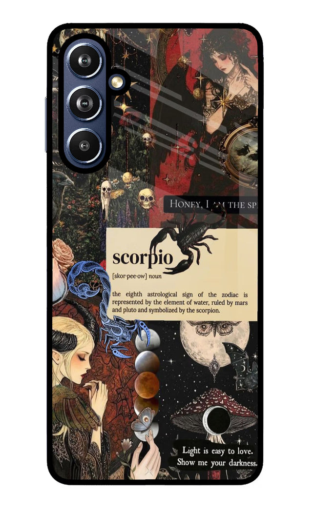 Scorpio Zodiac Samsung F54 5G Glass Case