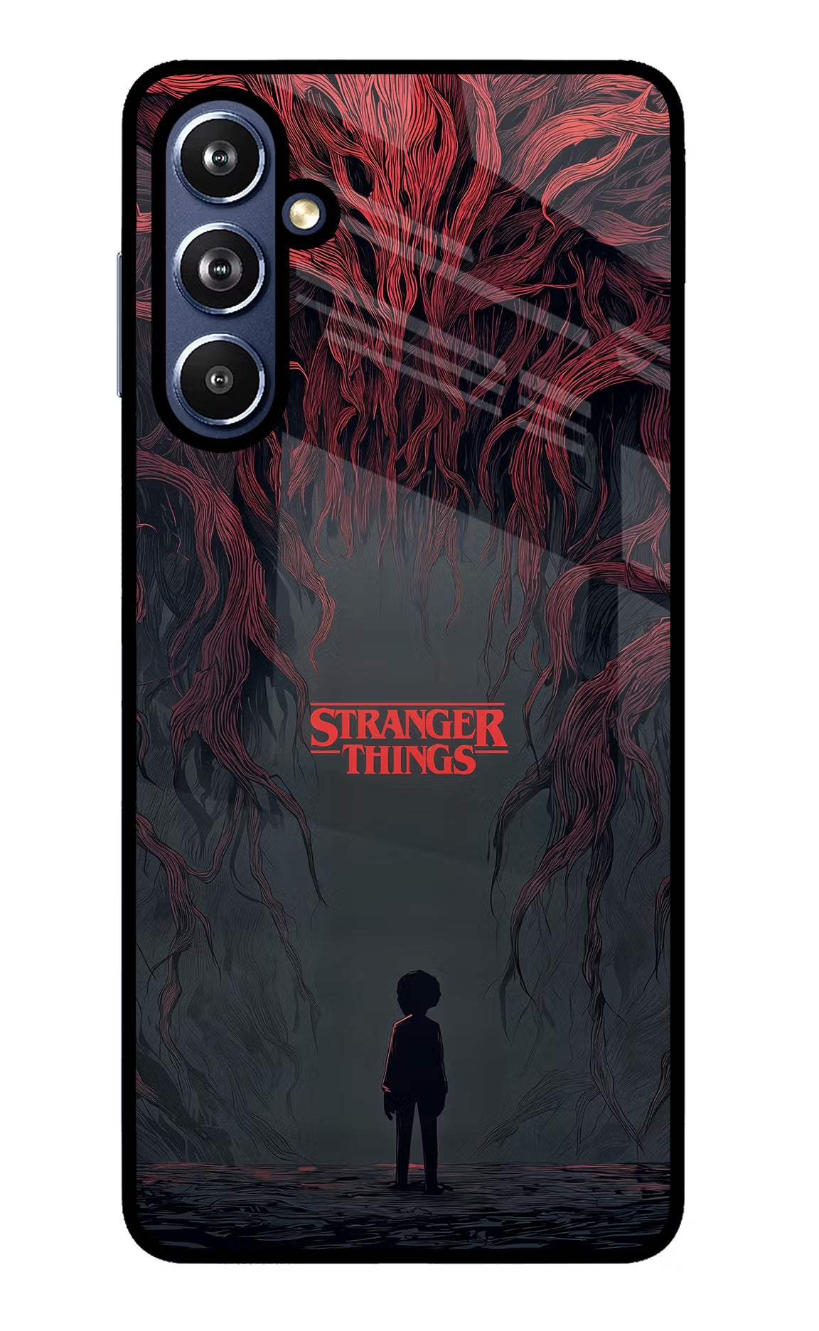 Ordinary Things Dark Side Samsung F54 5G Glass Case Back Cover by Casekaro