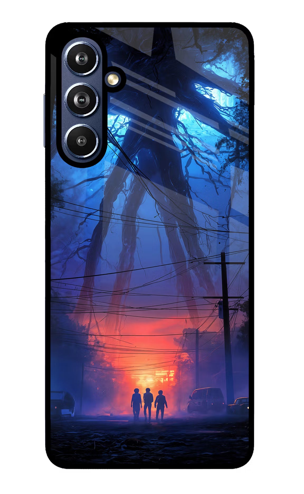Ordinary Things Shadow Samsung F54 5G Glass Case Back Cover by Casekaro