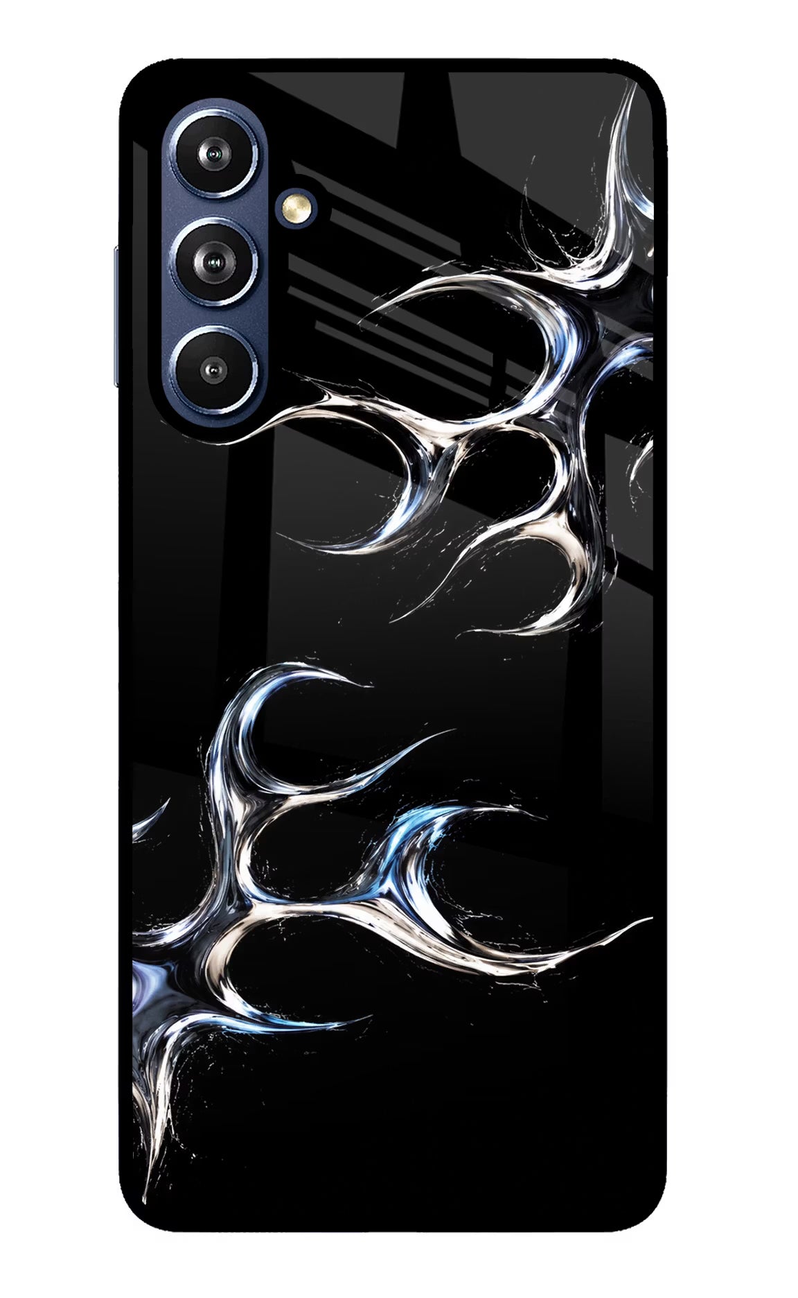 Chrome Tribal Samsung F54 5G Glass Case Back Cover by Casekaro