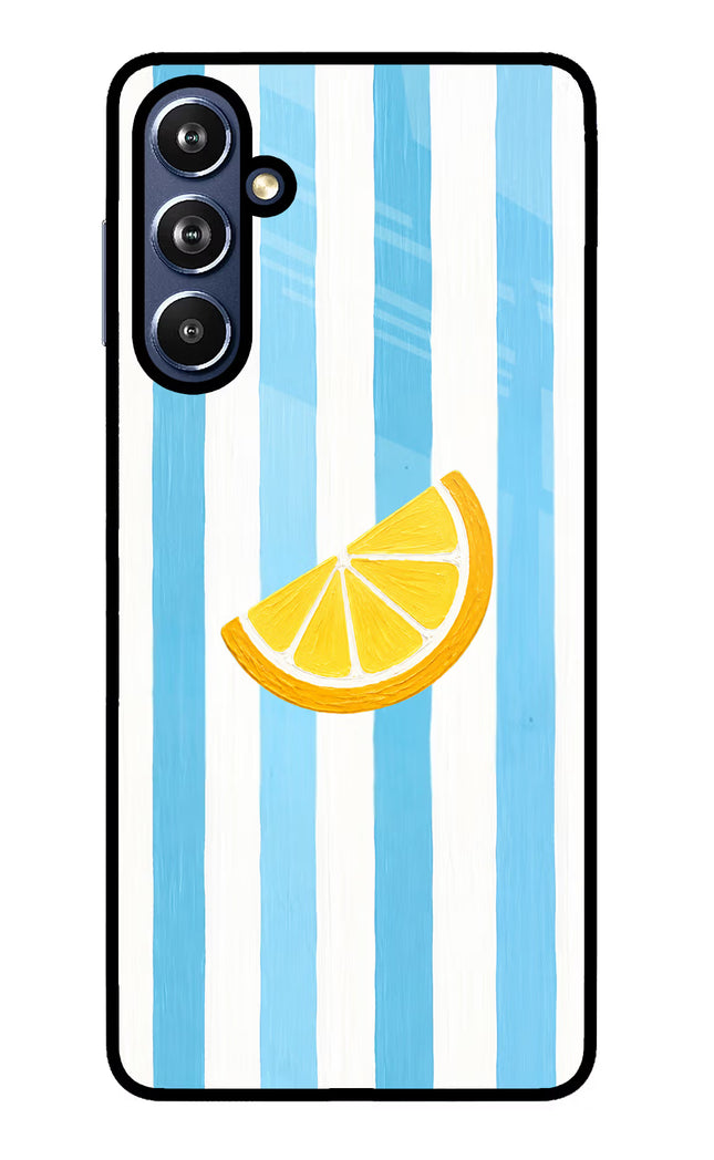 Summer Lemon Samsung F54 5G Glass Case