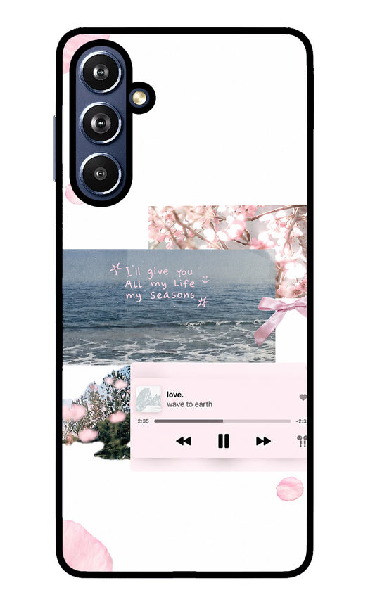 Wave to earth Samsung F54 5G Glass Case
