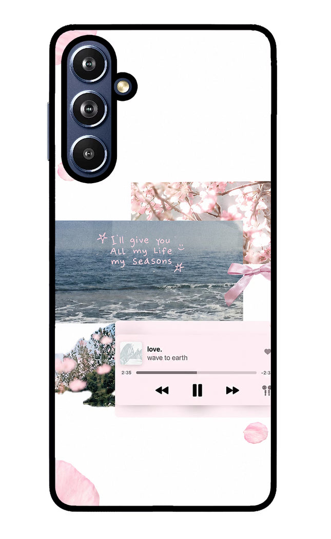 Wave to earth Samsung F54 5G Glass Case