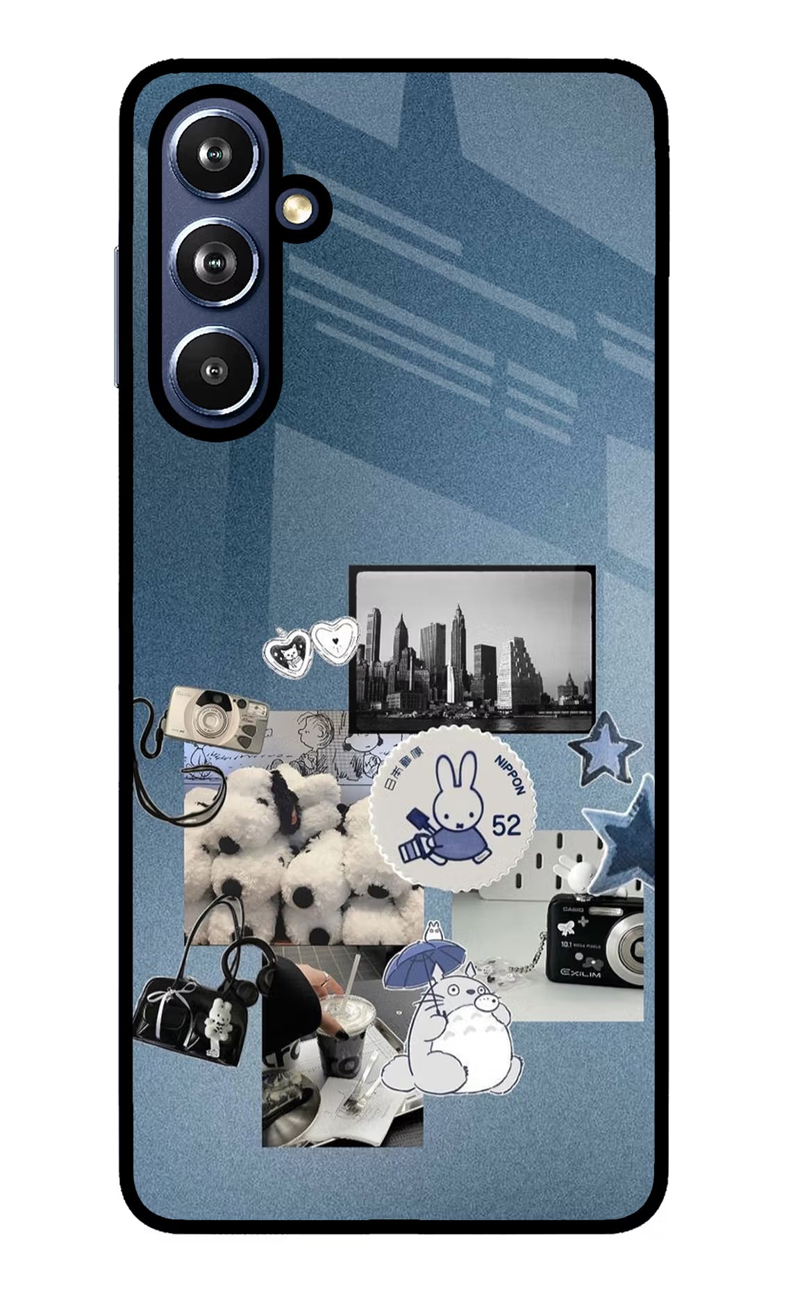 Miffy Samsung F54 5G Glass Case Back Cover by Casekaro