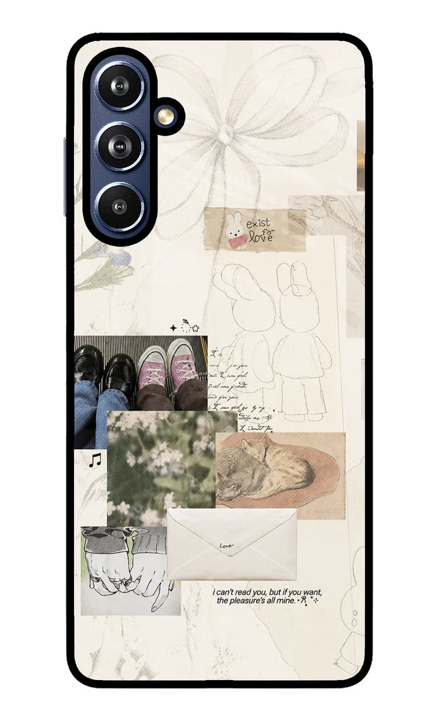 Soft Aesthetic Samsung F54 5G Glass Case