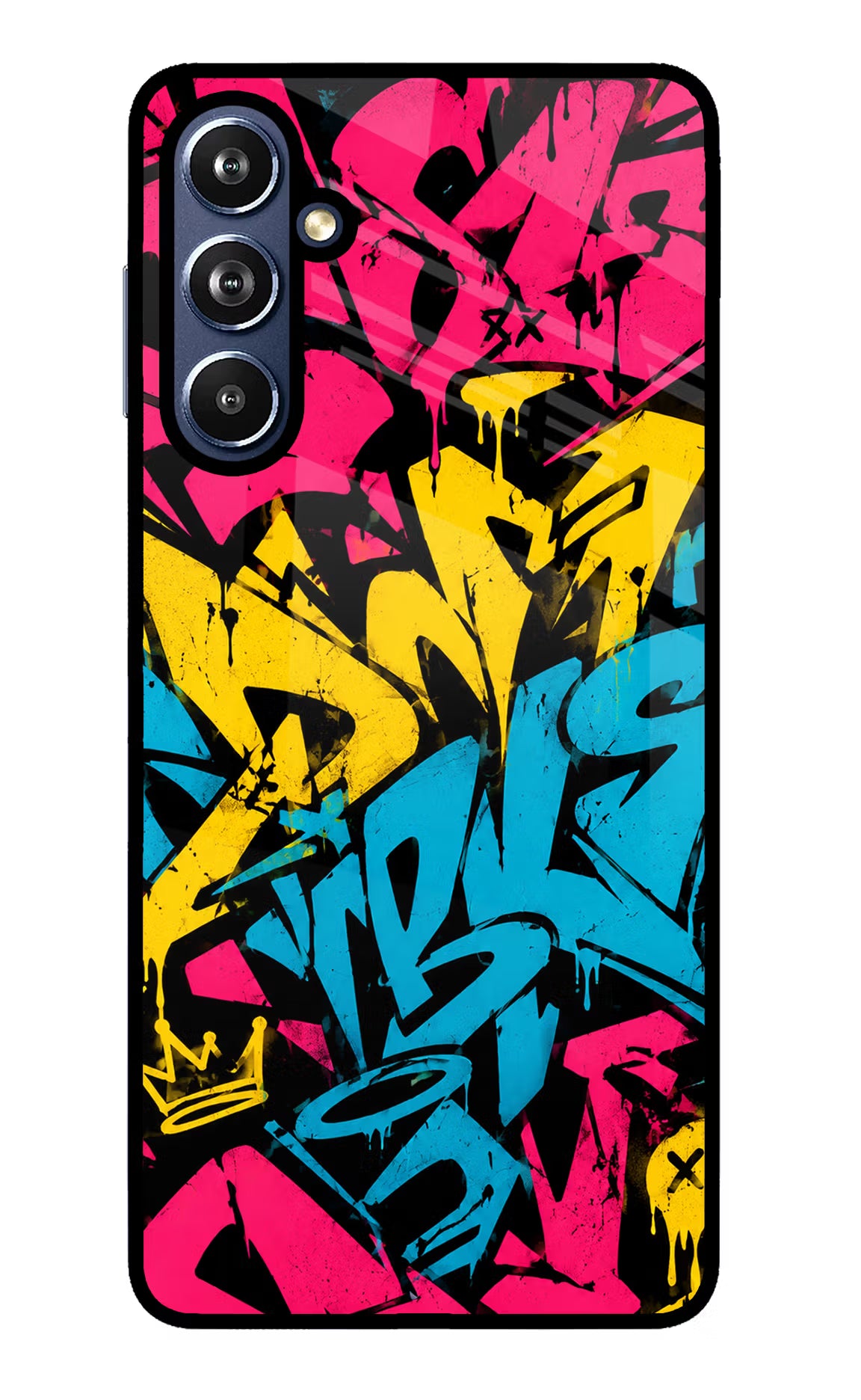 Graffiti Vibe Samsung F54 5G Glass Case