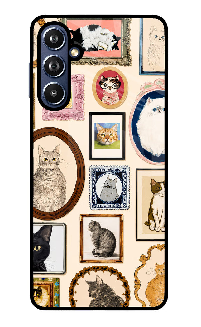 Mirror Cats Samsung F54 5G Glass Case