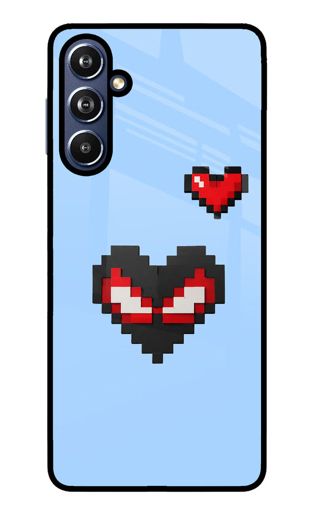 Peter Heart Samsung F54 5G Glass Case