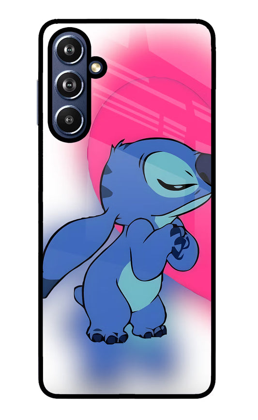 Stitch Hug Samsung F54 5G Glass Case