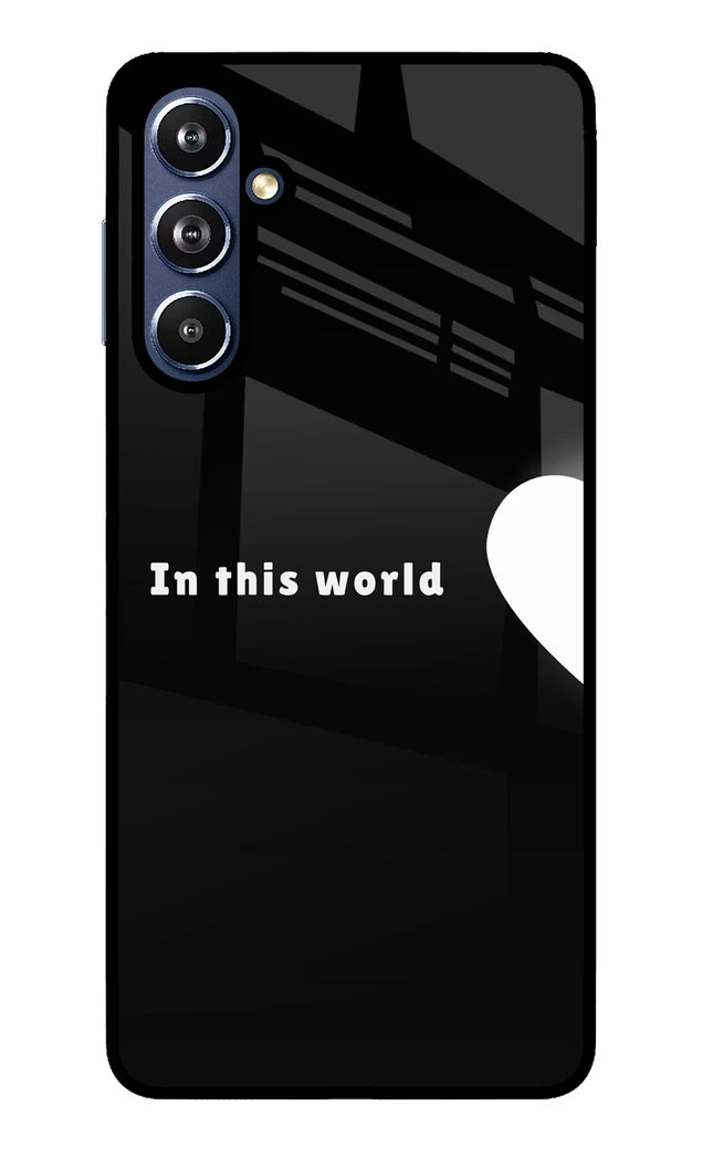This World Samsung F54 5G Glass Case