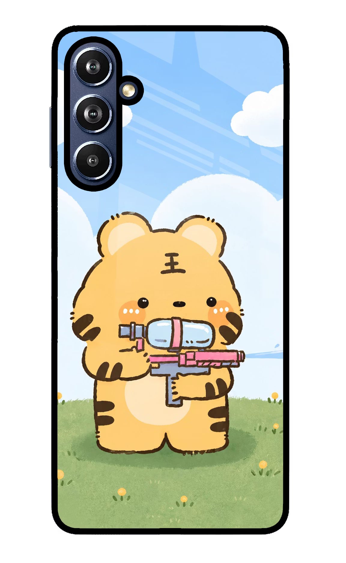 Tiger Treat Samsung F54 5G Glass Case