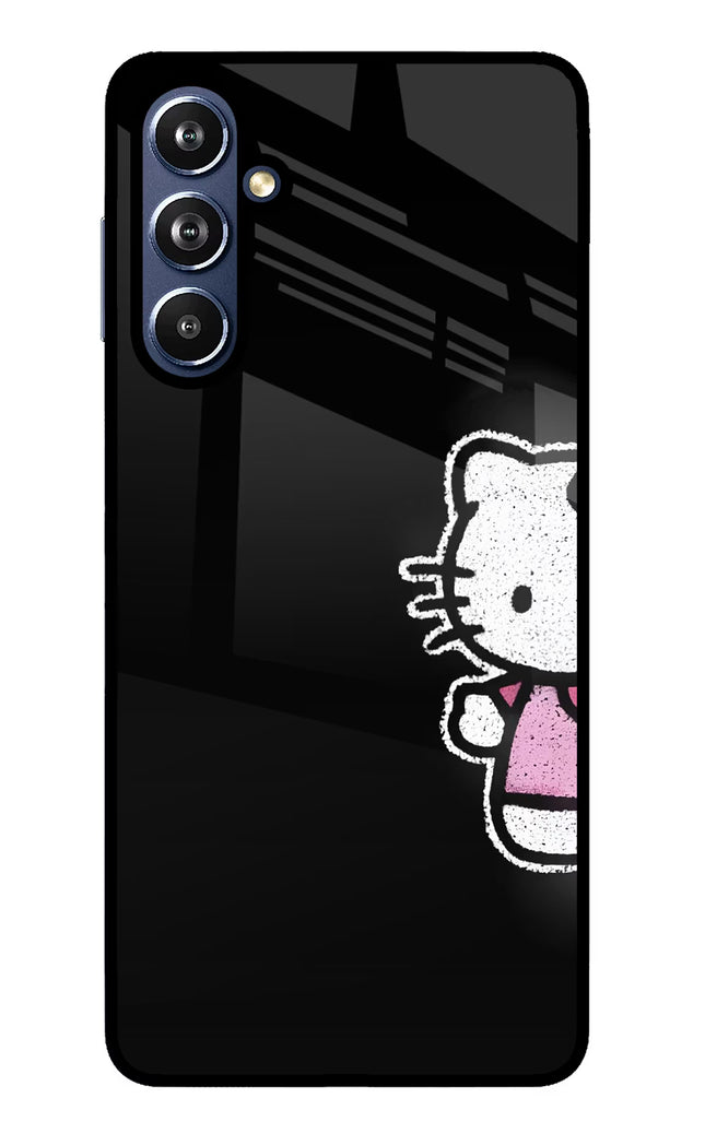 Kitty Charm Samsung F54 5G Glass Case