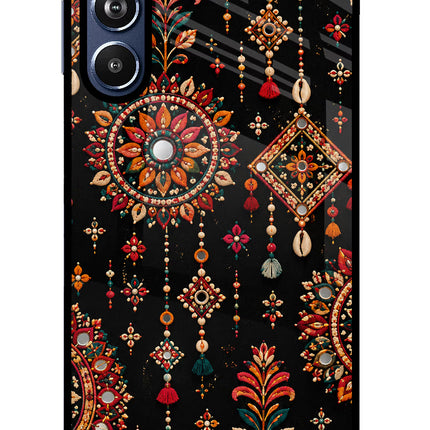 Boho Noir Samsung F54 5G Glass Case