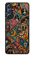 Folk Print Samsung F54 5G Glass Case
