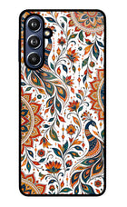 White Mayura Samsung F54 5G Glass Case