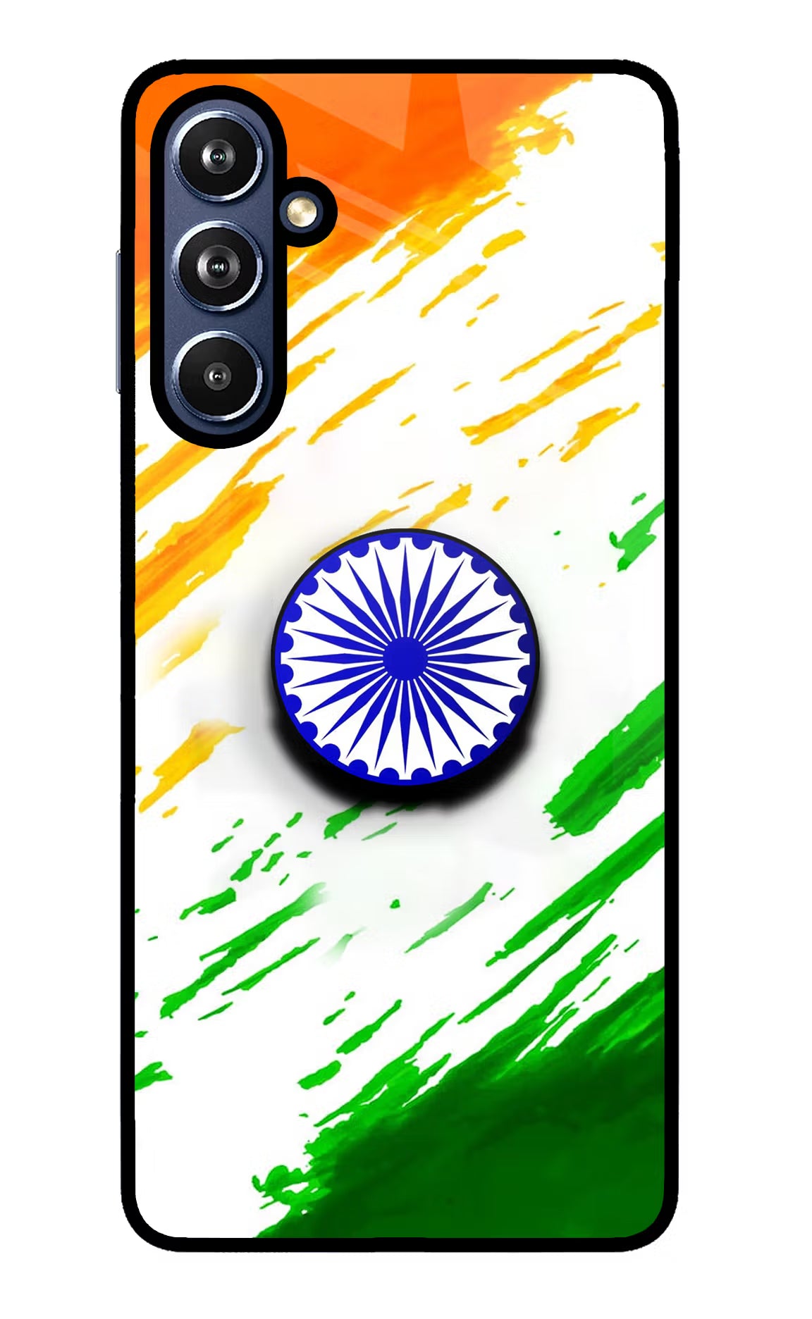 Indian Flag Ashoka Chakra Samsung F54 5G Pop Case by Casekaro