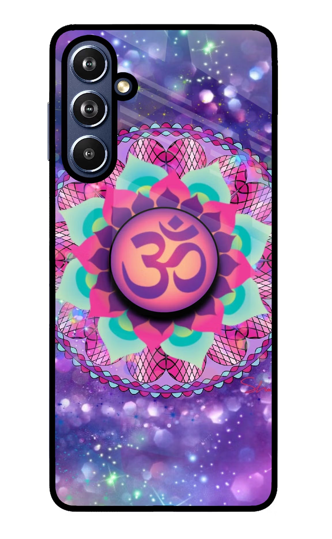 Om Purple Samsung F54 5G Pop Case by Casekaro
