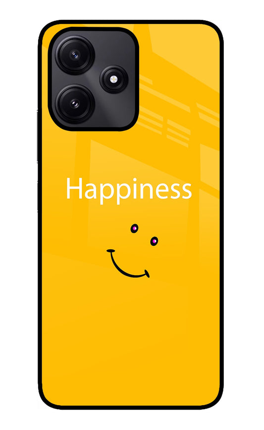 Happiness With Smiley Poco M6 Pro 5G Glass Case