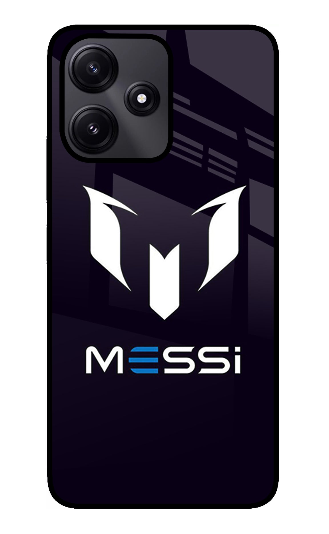 Messi Logo Poco M6 Pro 5G Glass Case