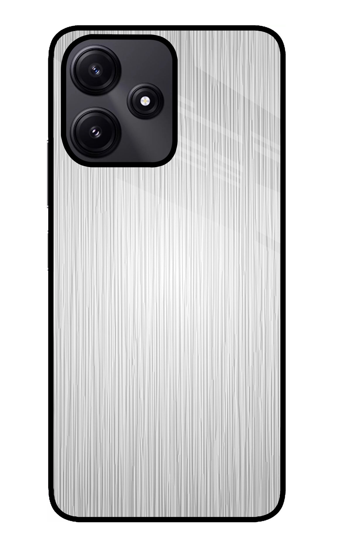 Wooden Grey Texture Poco M6 Pro 5G Back Cover