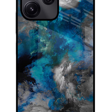 Artwork Poco M6 Pro 5G Glass Case Back Cover by Casekaro