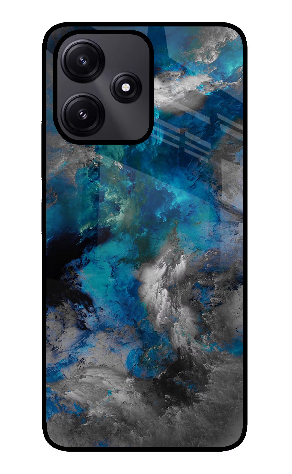 Artwork Poco M6 Pro 5G Glass Case Back Cover by Casekaro