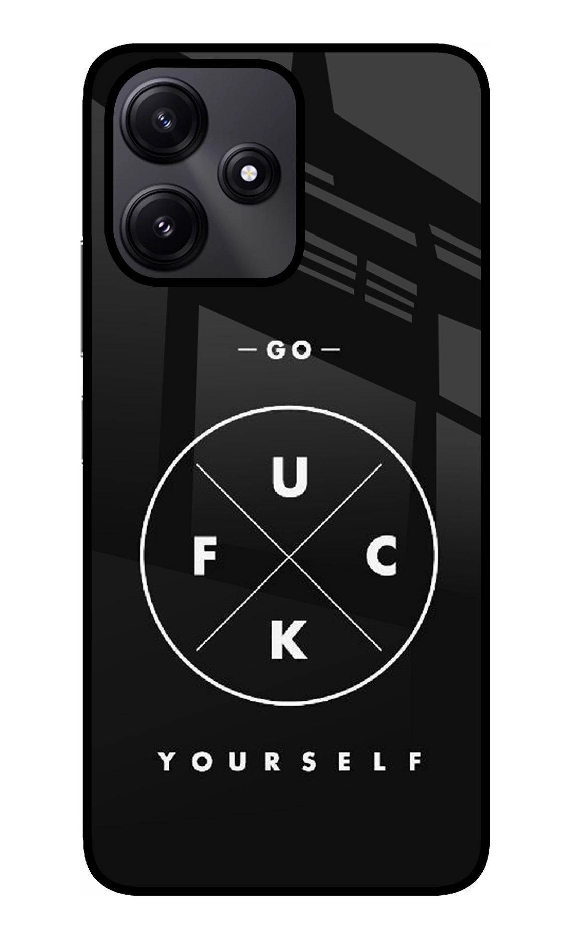 Go Fuck Yourself Poco M6 Pro 5G Glass Case