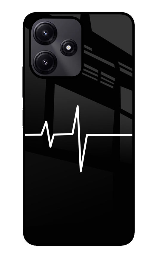 Heart Beats Poco M6 Pro 5G Glass Case