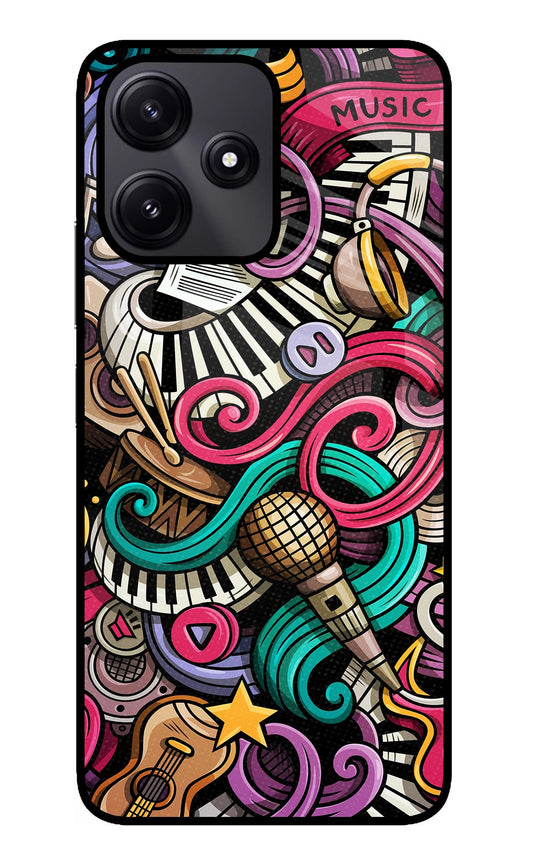 Music Abstract Poco M6 Pro 5G Glass Case