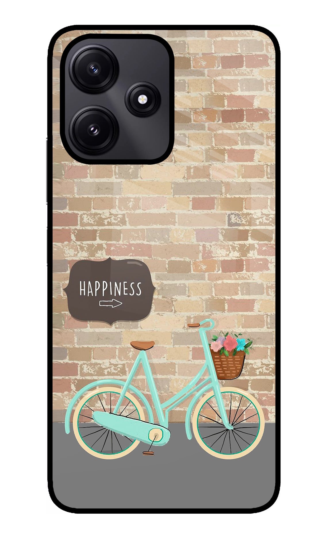 Happiness Artwork Poco M6 Pro 5G Glass Case