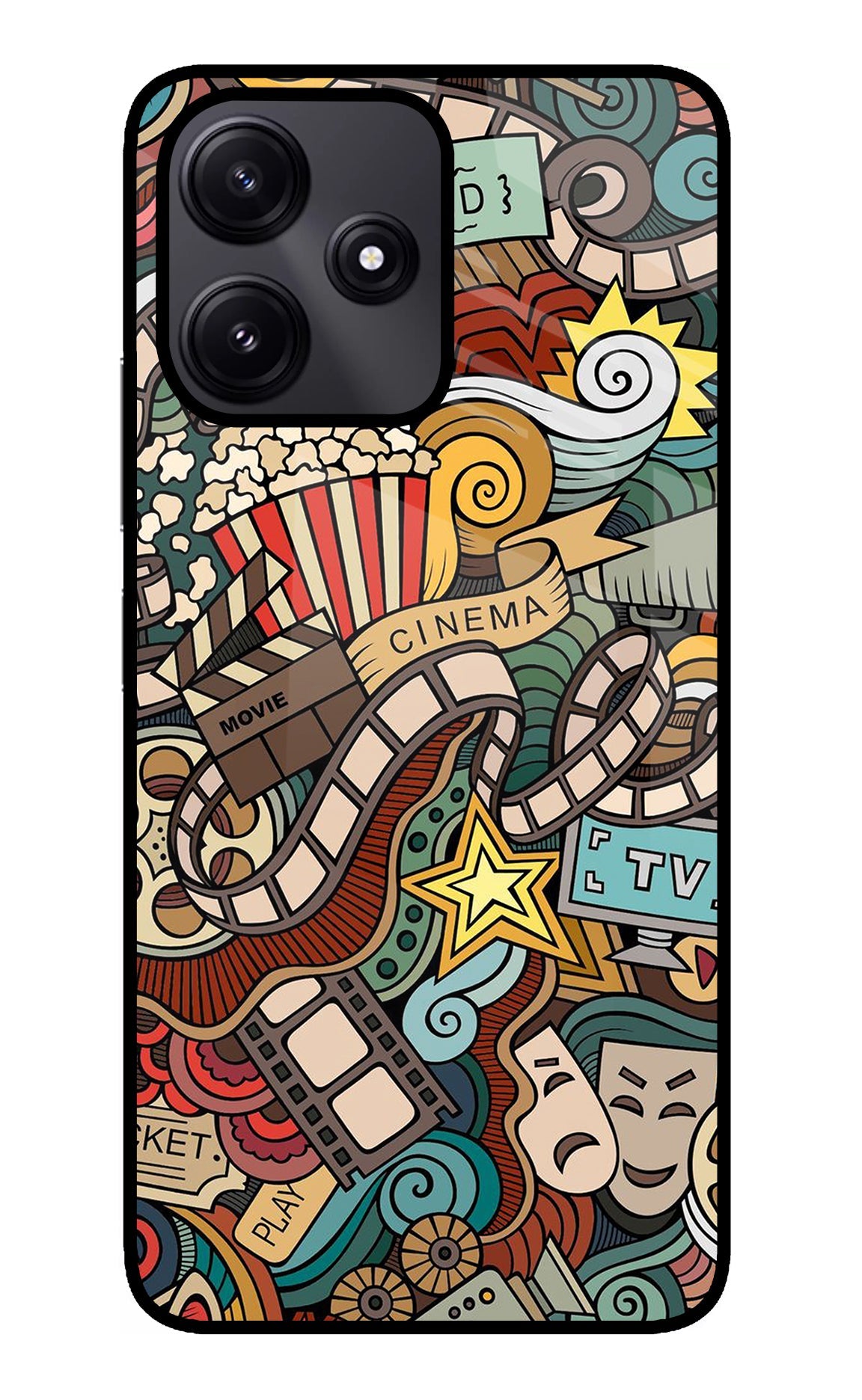 Cinema Abstract Poco M6 Pro 5G Back Cover