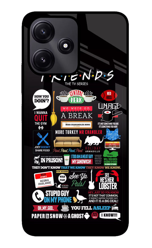 FRIENDS Poco M6 Pro 5G Glass Case