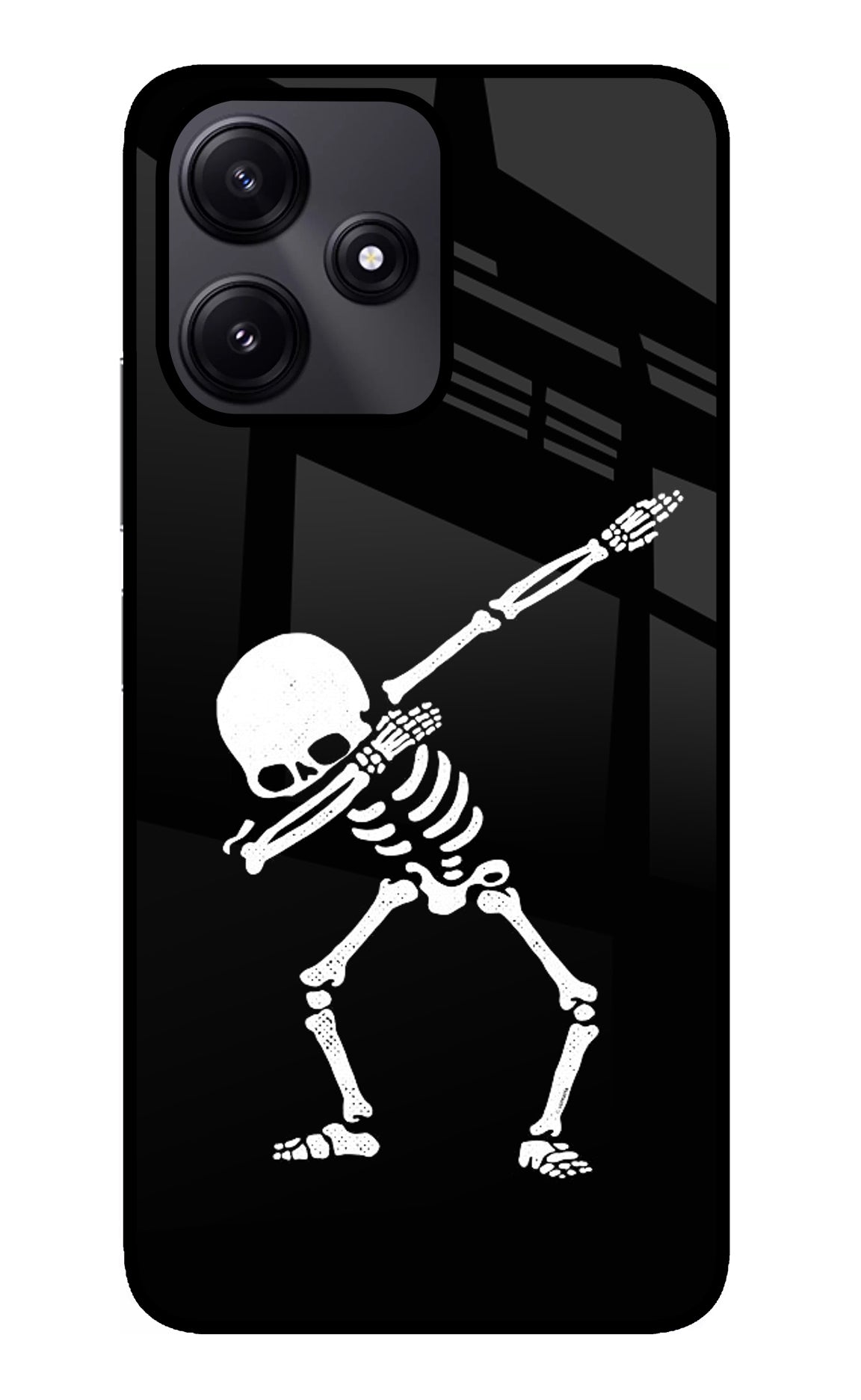 Dabbing Skeleton Art Poco M6 Pro 5G Back Cover