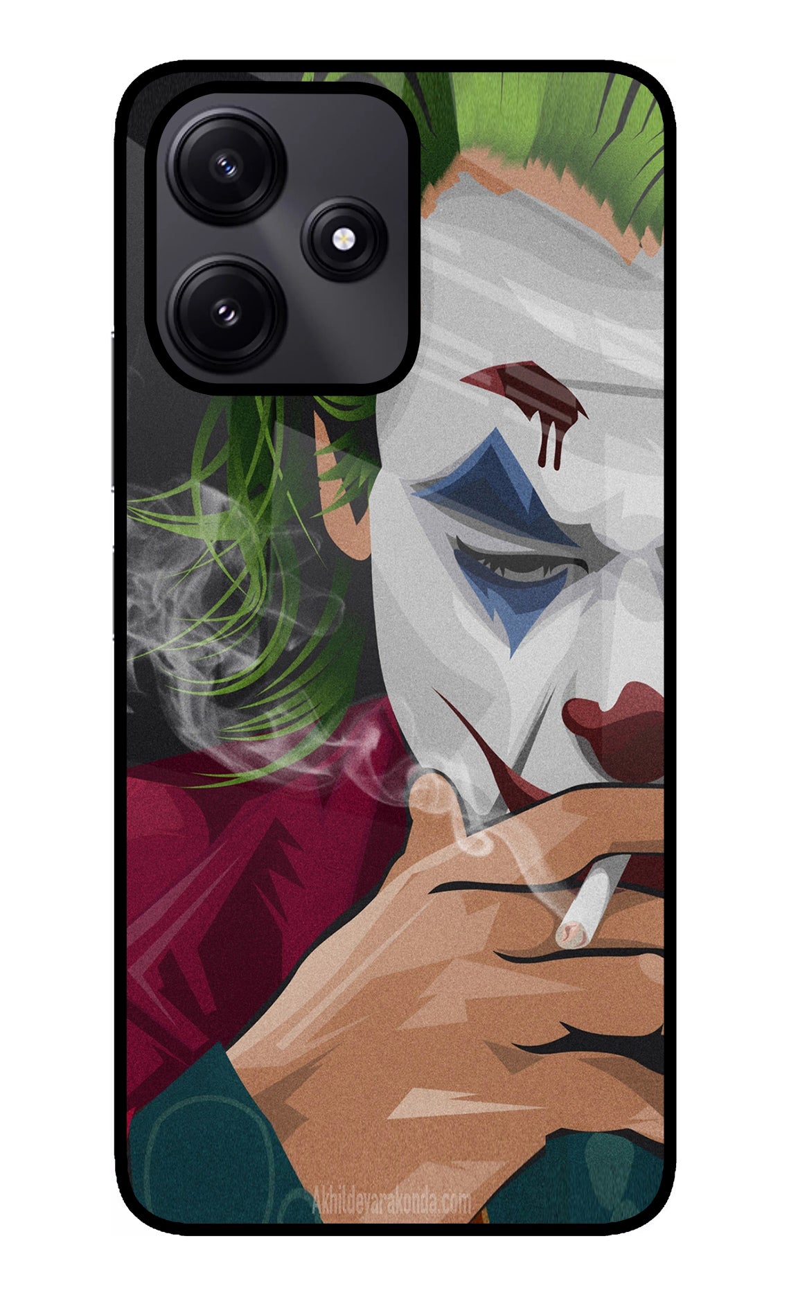 Joker Smoking Poco M6 Pro 5G Glass Case