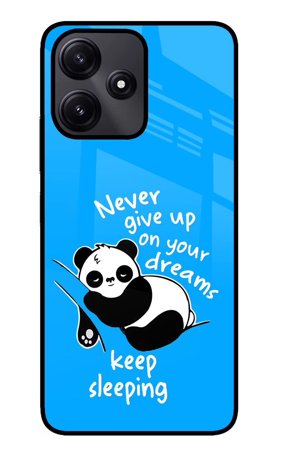 Keep Sleeping Poco M6 Pro 5G Back Cover, Glass case