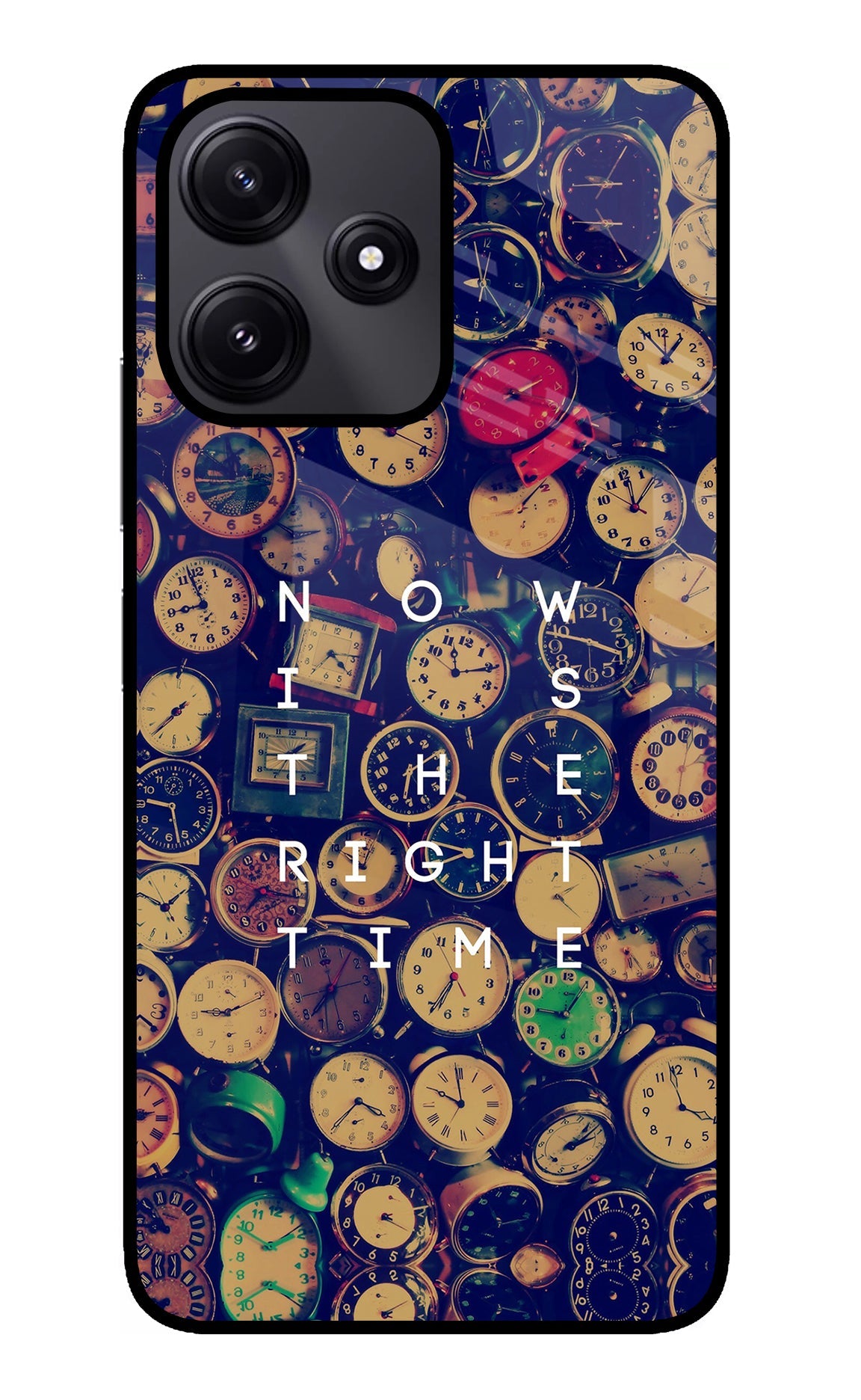 Now is the Right Time Quote Poco M6 Pro 5G Back Cover