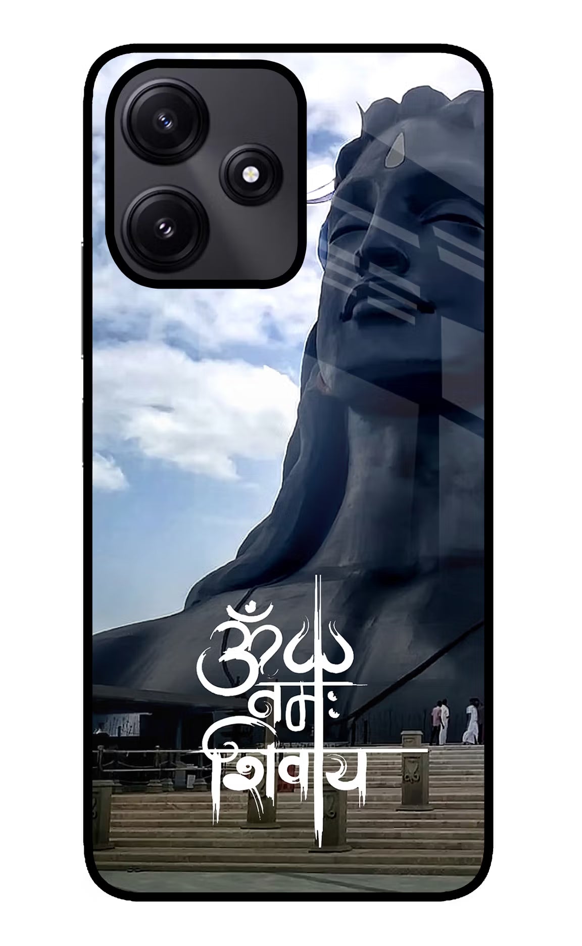 Om Namah Shivay Poco M6 Pro 5G Glass Case