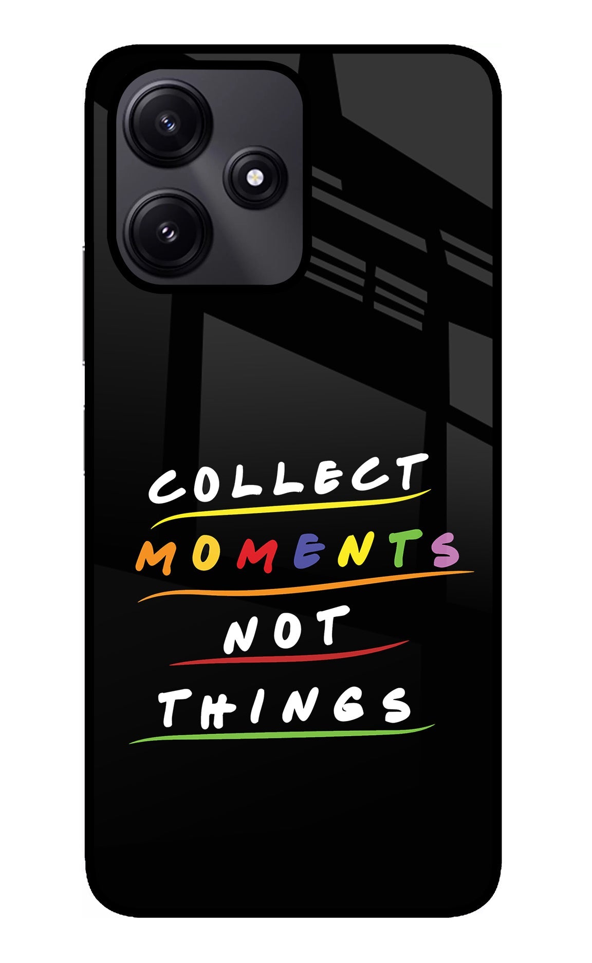 Collect Moments Not Things Poco M6 Pro 5G Back Cover