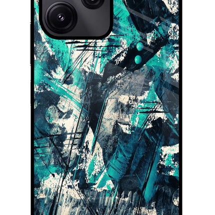 Artwork Poco M6 Pro 5G Glass Case Back Cover by Casekaro