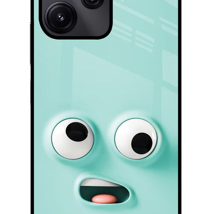 Funny Cartoon Poco M6 Pro 5G Glass Case