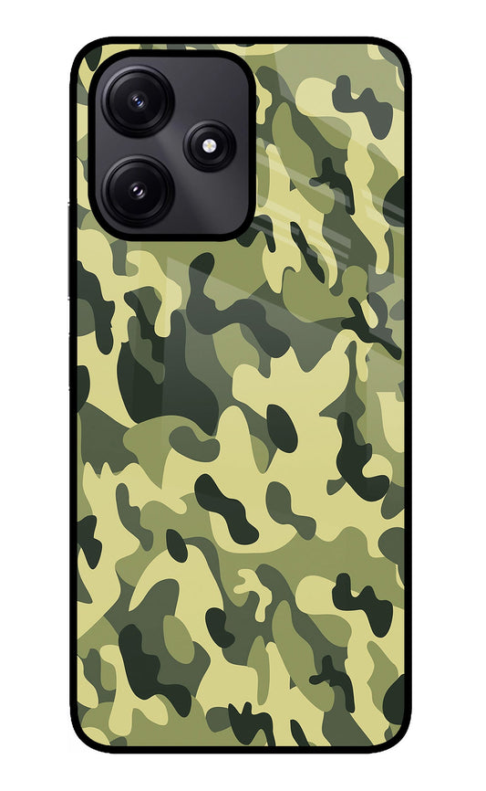 Camouflage Poco M6 Pro 5G Glass Case