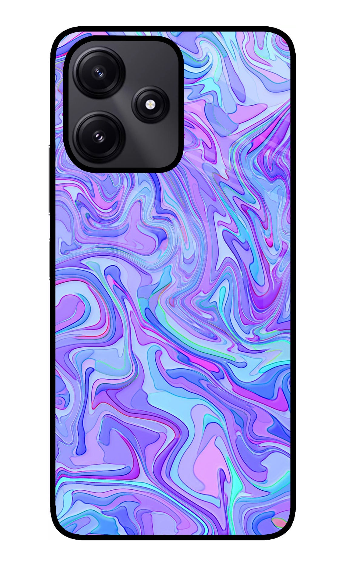 Glitter Poco M6 Pro 5G Glass Case