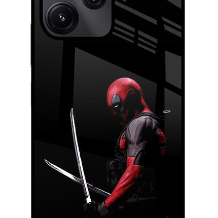 Deadpool Poco M6 Pro 5G Glass Case Back Cover by Casekaro
