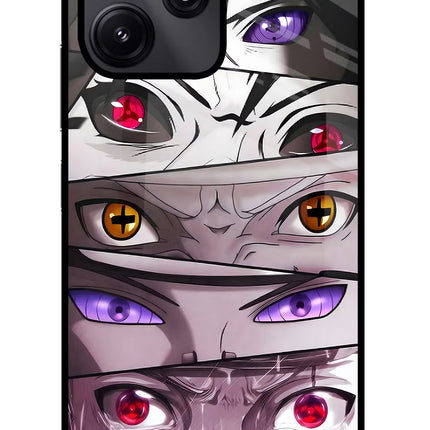 Naruto Anime Poco M6 Pro 5G Glass Case Back Cover by Casekaro