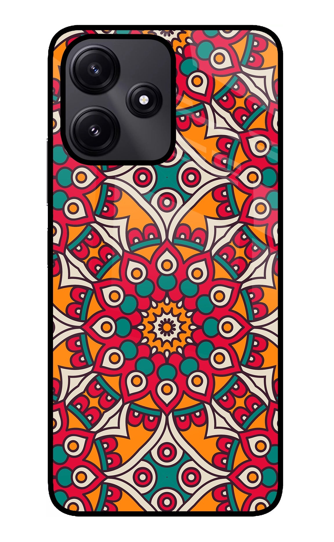 Mandala Art Poco M6 Pro 5G Glass Case